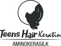 Imagen del Logotipo de Teens Hair Keratin en negro